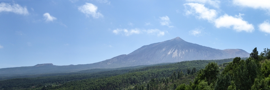 Panorama of Teneriffas landmark Teide