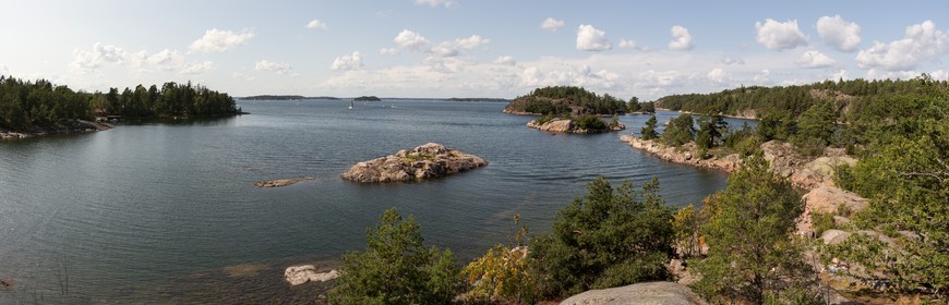 View from Grinda Island into the Skärgards